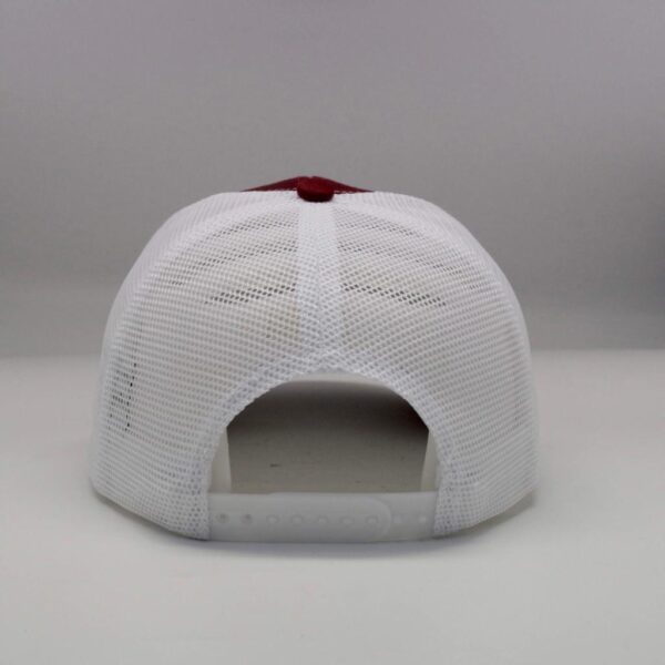 Maroon with white mesh Cap Truck - Image 4
