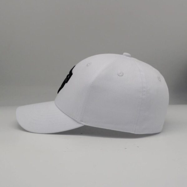 Flex White Fitted Cap - Image 5