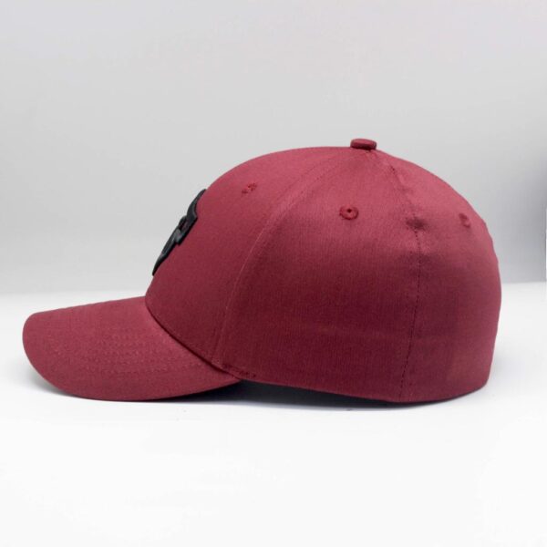 Flex Maroon Fitted Cap - Image 5
